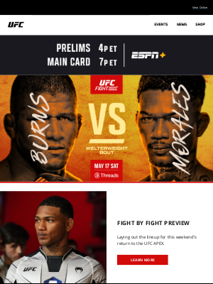 UFC Official Online Store - We’re A Day Away From A Can’t Miss Matchup