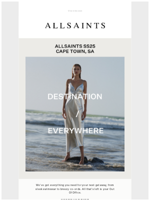 ALLSAINTS (United Kingdom) - New in: your holiday packing list