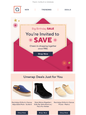 QVC - You're Invited! Big Birthday Sale