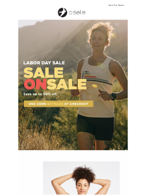 Oiselle - Get up to 50% off during our Labor Day Sale 🏃‍♀️