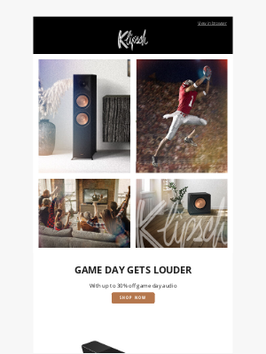 Klipsch - Your Ultimate Game Day Lineup Starts with Klipsch – On Sale Now
