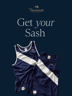 Tracksmith - Get Your Sash