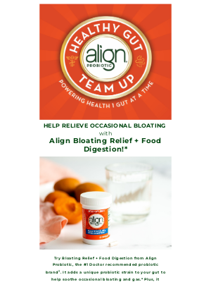 Align Probiotics - Align Bloating Relief + Food Digestion!