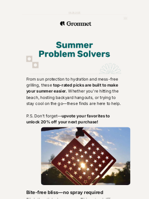 The Grommet - ☀️ Summer problems? Solved.