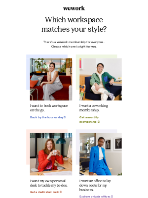 WeWork - Find space for your working style