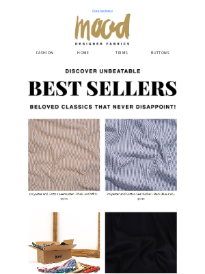Mood Fabrics - Top Picks, Timeless Style: Best Sellers Inside ✨