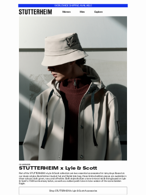 Stutterheim Raincoats - STUTTERHEIM x Lyle & Scott