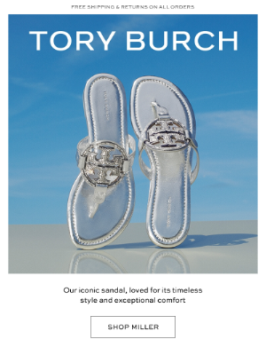 Tory Burch - The sandal for a winter escape