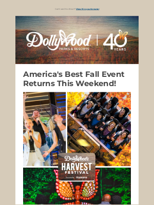 Dollywood - Harvest Festival Fun Begins This Friday!