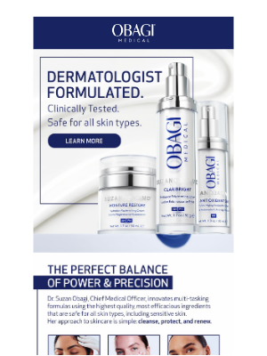 Obagi Medical Products, Inc. - Looking for safe, effective skincare?