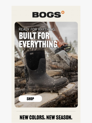 BOGS - No Cracks. No Leaks. Just New Colors.