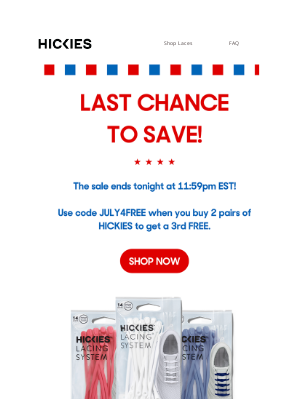 HICKIES - Last Chance to Save 🤩