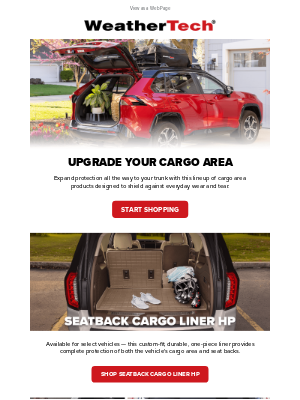 WeatherTech - Plus Up Your Interior Protection