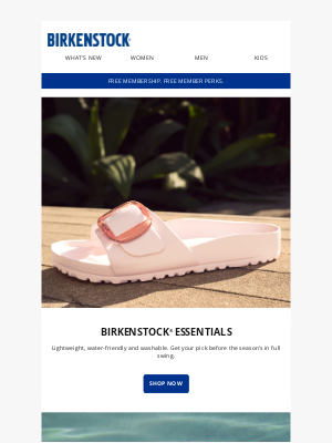 Birkenstock - Get your pick of pool day styles