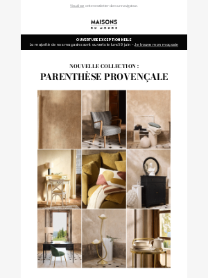 MaisonsduMonde (France) - Transformez votre intérieur avec la nouvelle collection