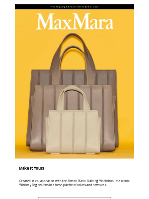Max Mara - Meet The Whitney Bag