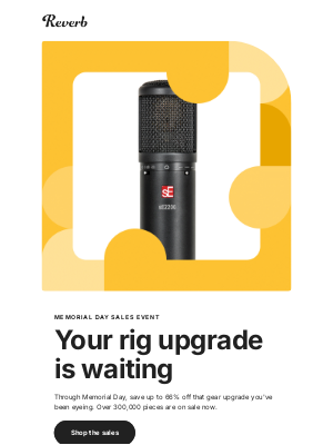 Reverb - Upgrade your rig and save
