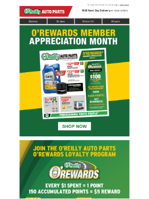 O'Reilly Auto Parts - Check out the New Sale Ad!
