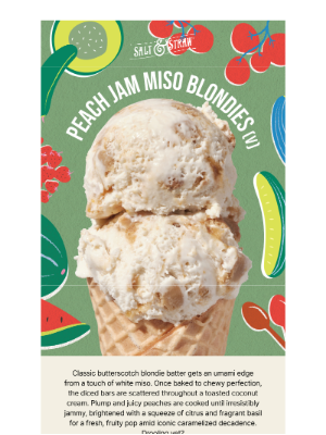 Salt & Straw - Peachy, a Little Salty, and Completely Vegan 🍑