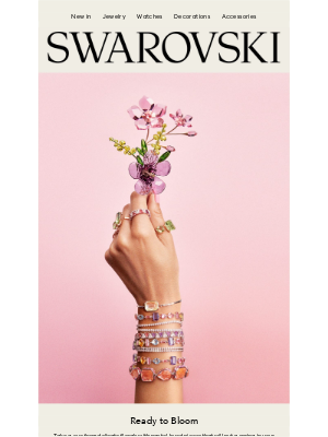 Swarovski - Embrace fresh, floral shades