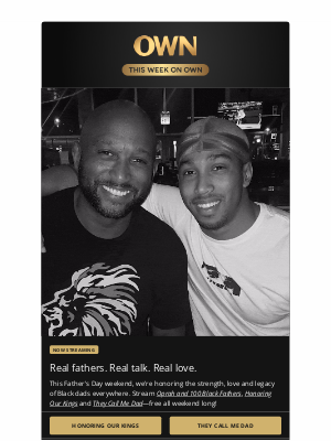 Oprah - Celebrate Black Fatherhood—Stream These Powerful Specials Free 🎥