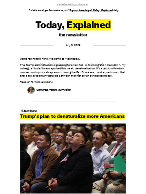 Vox - Trump's plan to denaturalize more Americans