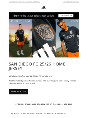 Adidas USA - San Diego FC 25/26 Home Jersey