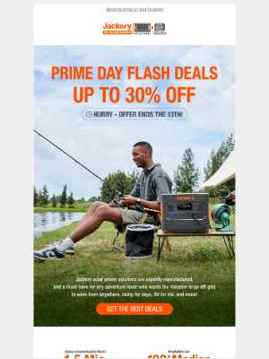 Jackery - Up to $1200 Savings! This Prime Day, buy Jackery for 30% off!