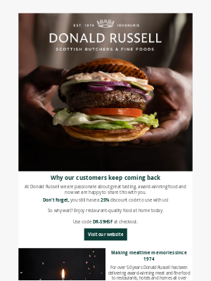 Donald Russell - You're in great hands 🍽️
