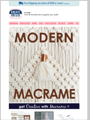 CreateForLess - 🦋 Find all the Macrame supplies you need!