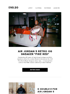 END. - D Double E joins END. for Air Jordan 5 