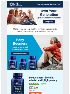 Life Extension - [🫵] Shop YOUR Generation!