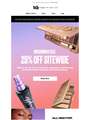 Urban Decay - This Is Not A Drill: 25% Off Everything!