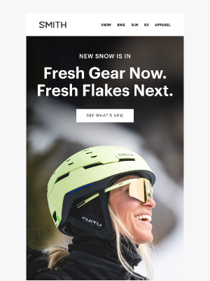 SMITH OPTICS - NEW: Snow Gear Is Here