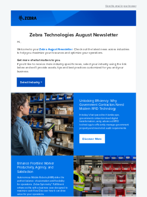 Zebra Technologies - Zebra Monthly: August 2025