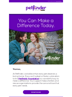 Petfinder - Give Hope to Pets Waiting for Homes