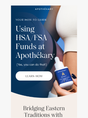 Apothekary - Turn your HSA/FSA funds into tinctures!