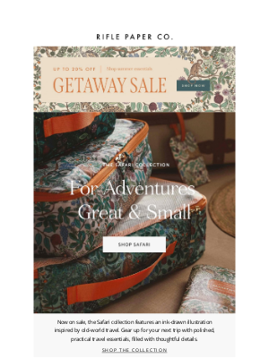 Rifle Paper Co. - Safari Travel Essentials, Now 20% Off