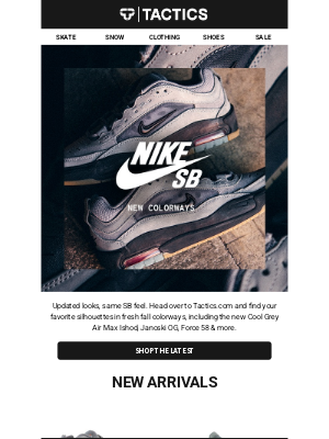 Tactics - Fresh colorways from Nike SB 🍂