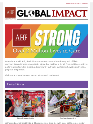 AIDS Healthcare Foundation - Pride without borders