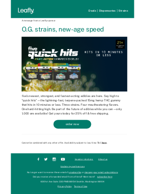 Leafly - Say high to quick hits 👋