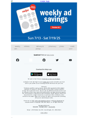 Meijer - Your Weekly Ad Preview Is Here!