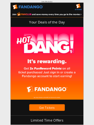 Fandango - Your Deals of the Day