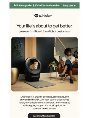 Litter-Robot - Upgrade your life and save $200
