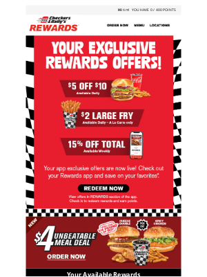 Checkers Drive-In Restaurants - Celebrate more, spend less 🍔🔥