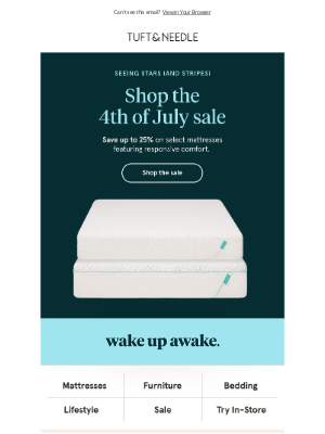 Tuft & Needle - Get up to 25% off select mattresses