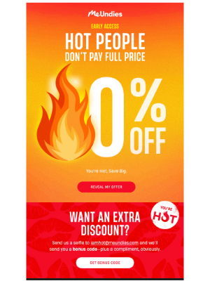 MeUndies - EARLY ACCESS: Promo For Hot People