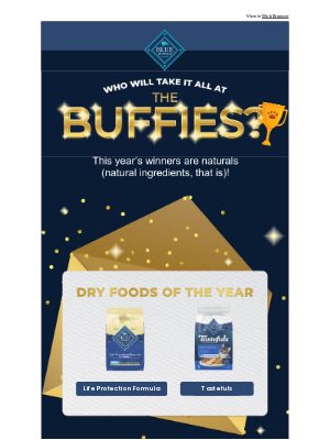 Blue Buffalo - 🏆 And the Buffie goes to…