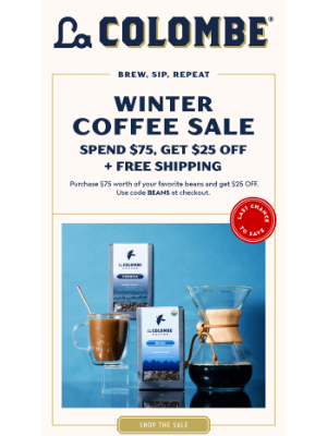 La Colombe Coffee Roasters - LAST CHANCE: Winter Coffee Sale ☕