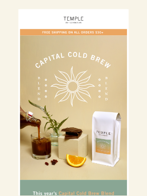 Temple Coffee Roasters - IT'S BACK! Capital Cold Brew Blend ☀️
